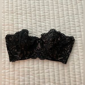 B Tempted (by Wacoal) Unlined Lace Strapless Bra 34DD